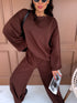 large size set "MANHATTAN" - CHOCO